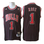Баскетбольная джерси Derrick Rose Chicago Bulls Black Red