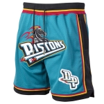 Баскетбольные шорты Just Don Detroit Pistons «Turquoise»