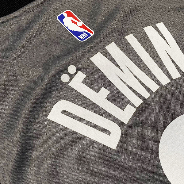 джерси Егор Дёмин Brooklyn Nets Jordan Statement Edition Grey